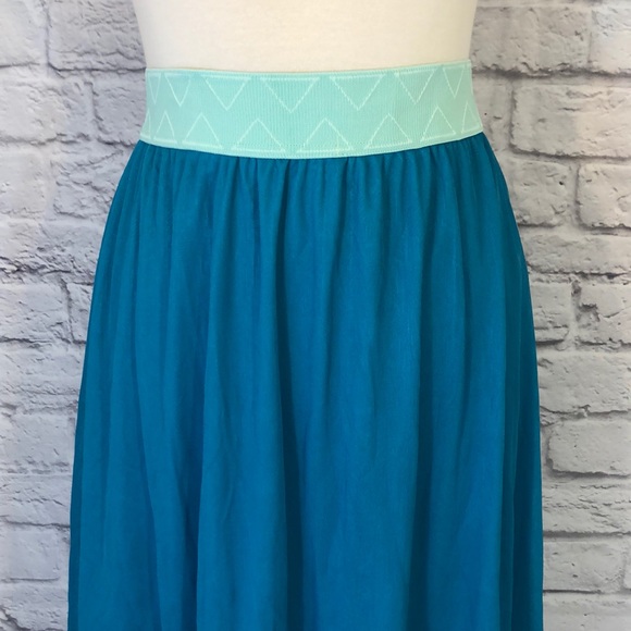 FINAL Price LuLaRoe Lola Midi Chiffon Skirt - Picture 2 of 8